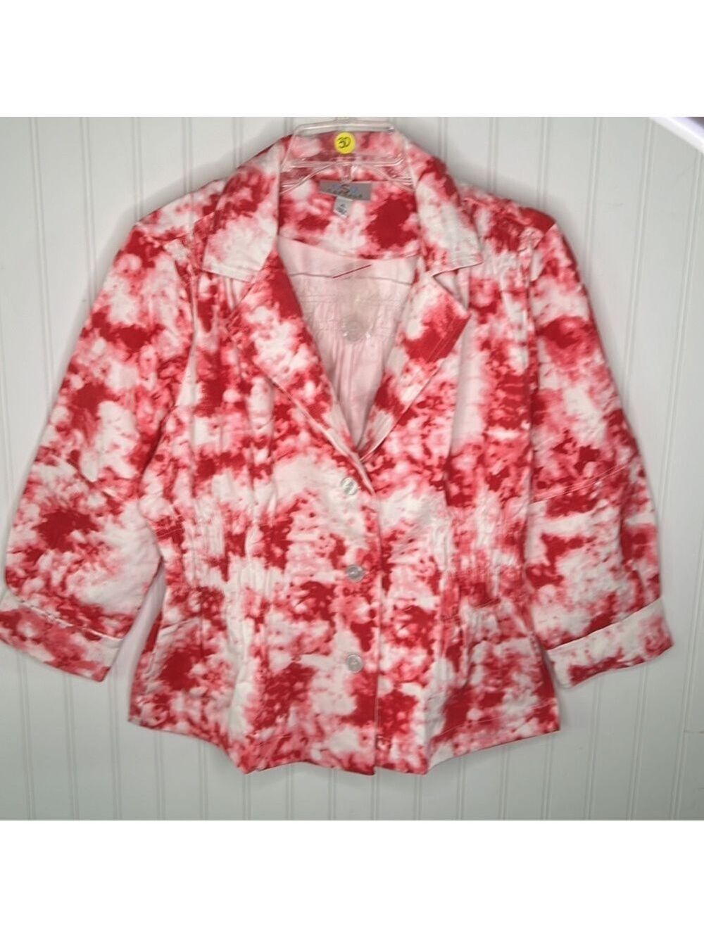 - Oso Casuals Pink Tie Dye Shirt Jacket New Size XL